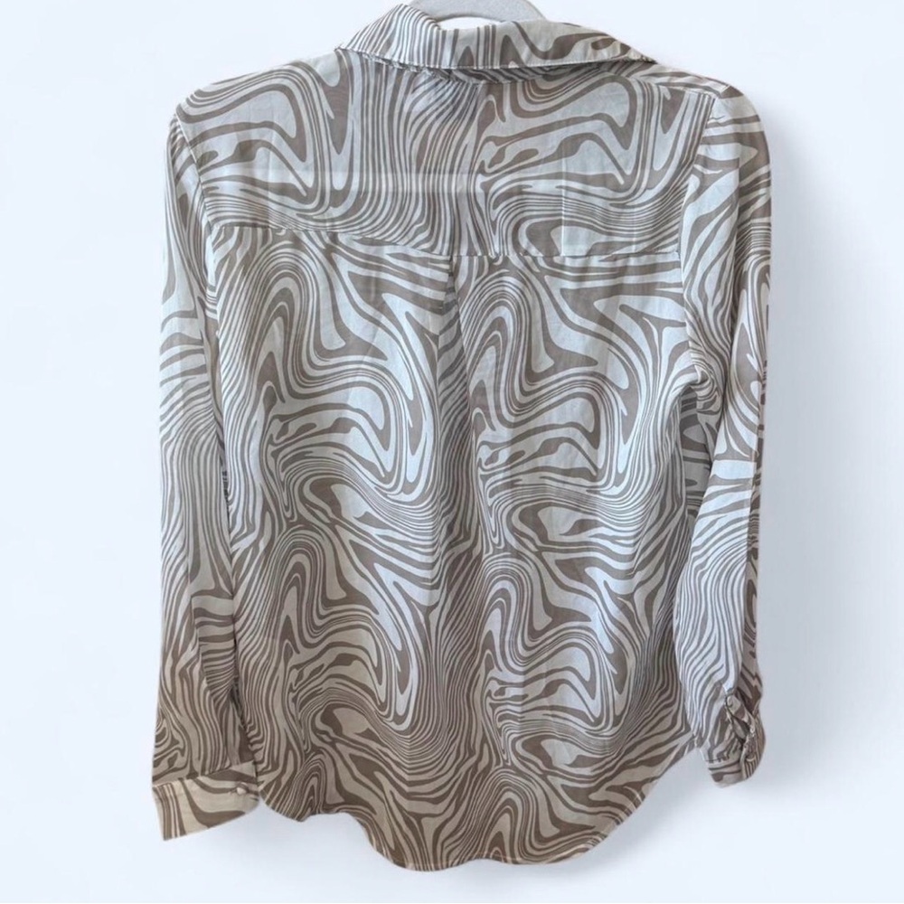 Abstract Button Down Shirt - XS/S - Picture 2 of 2